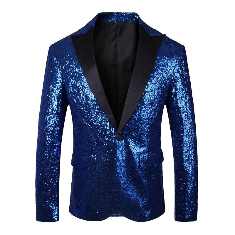 Large Size Sequin Dance Suit Accompanying Dance Colorful Suit Dress Performance Performance Clothing Stage Wear - Image 1